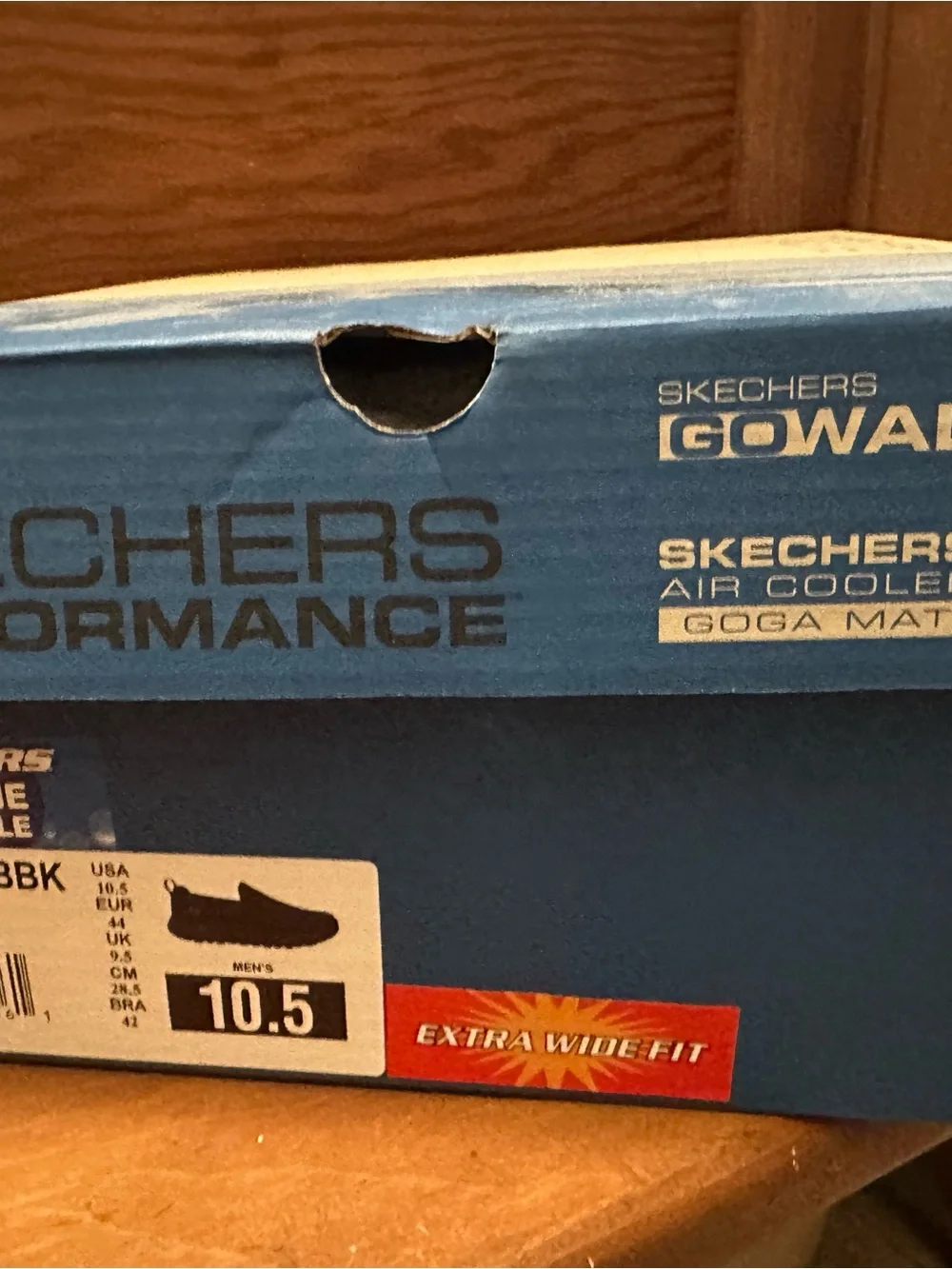 Skechers Men's Black Perforated Slip-On Comfort Loafers
